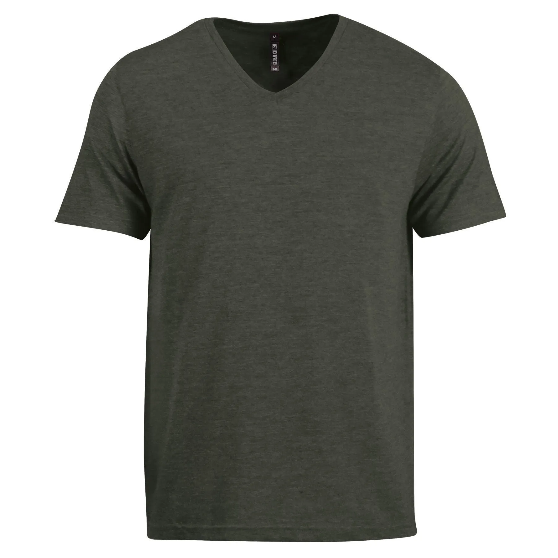 140g Urban Lifestyle V-Neck T-Shirt - End of range -  Army green melange