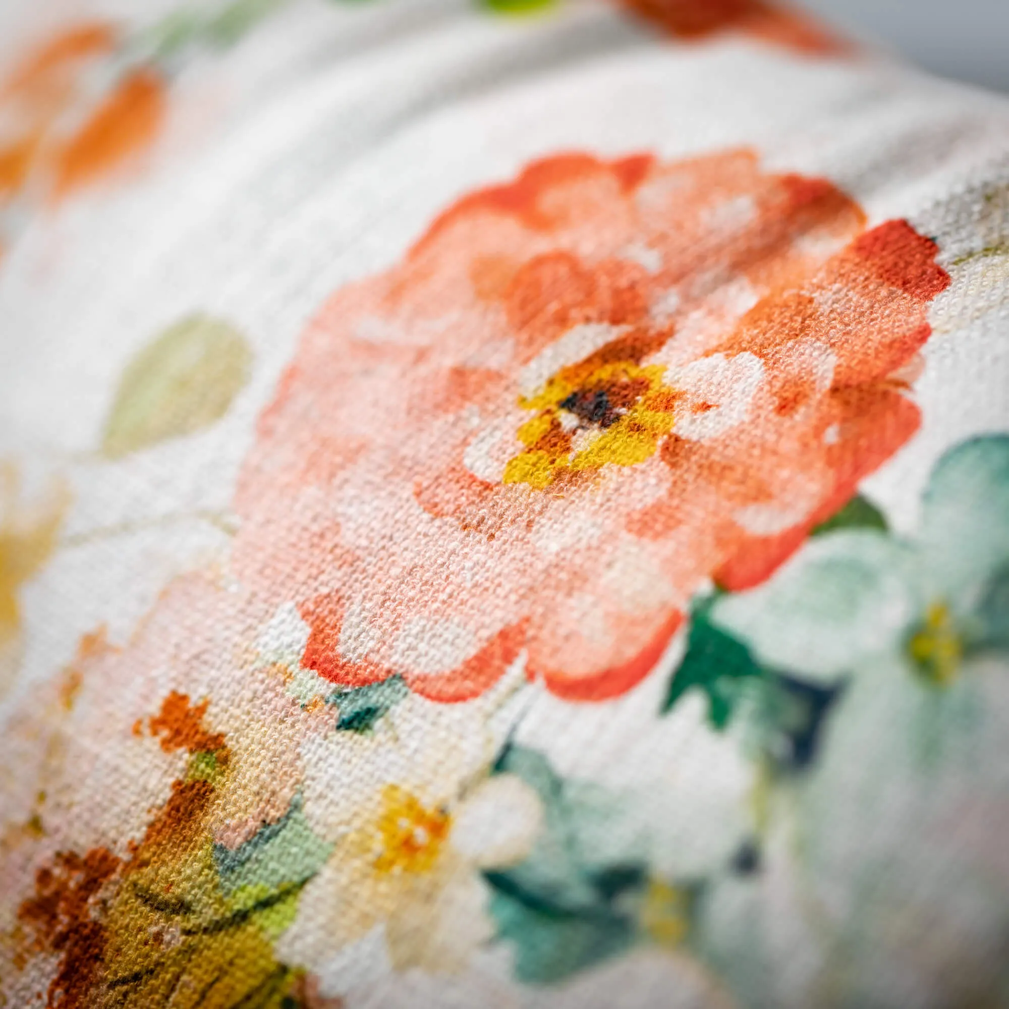 18"H Sullivans Wildflower Watercolor Pillow, Multicolor