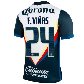 2020/21 Club America F. Viñas #24 Away Official Nameset