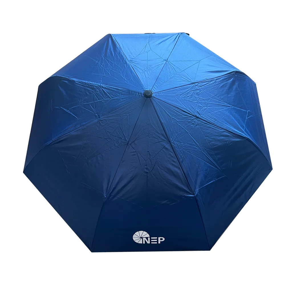 21" Auto Open/Close Foldable Umbrella with Black UV