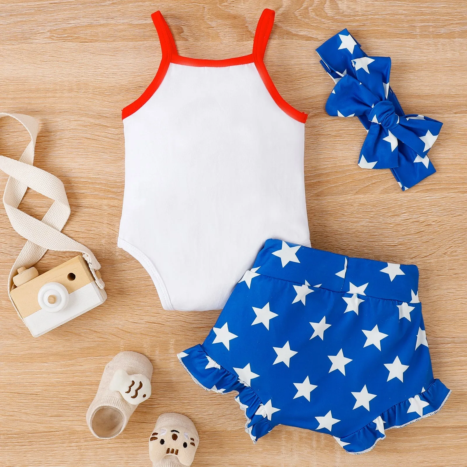 3-piece Baby American Girl Sets