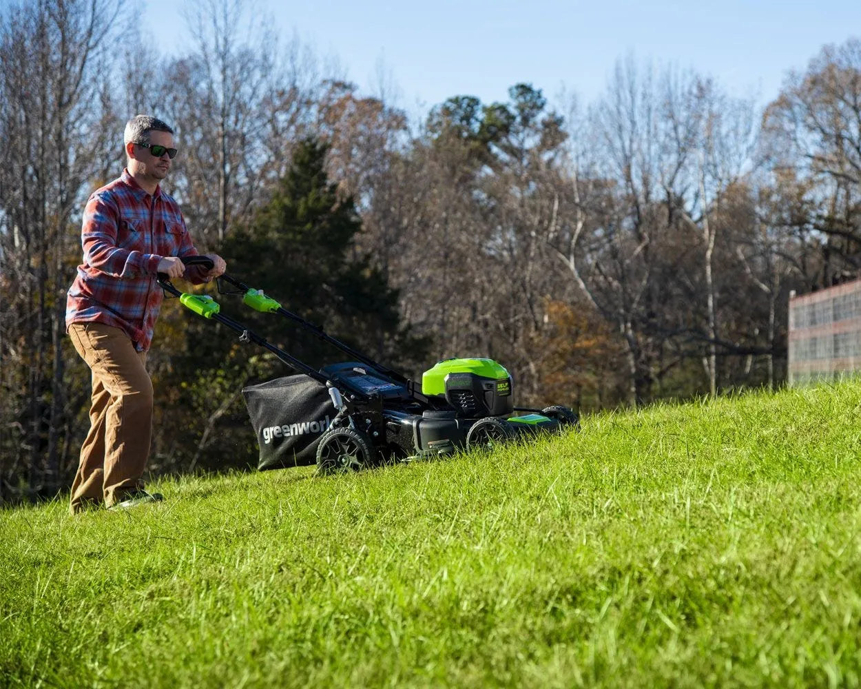 40V 21" Cordless Battery Self-Propelled Lawn Mower 3PC Combo Kit w/ 5.0Ah Battery & Charger