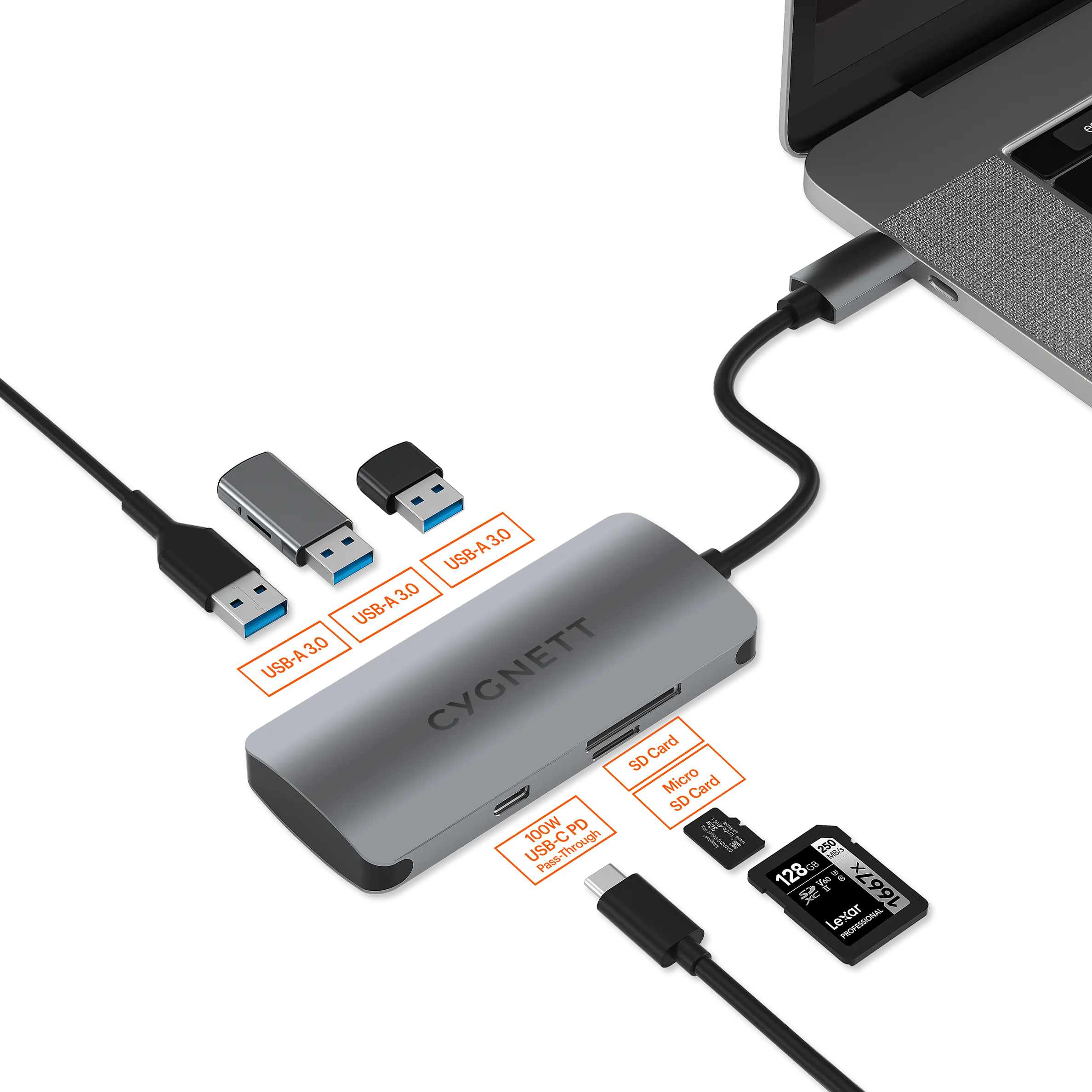 6-in-1 USB-C Hub