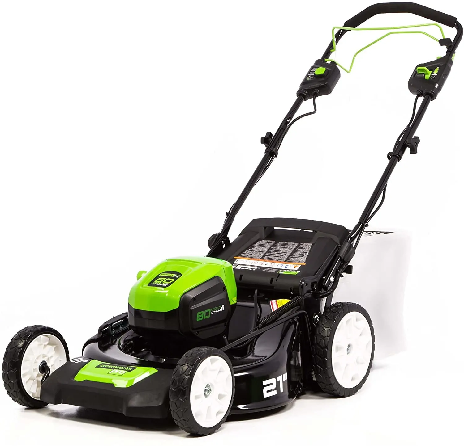 80V 21" Cordless Battery Self-Propelled Lawn Mower w/ 5.0Ah Battery & Charger