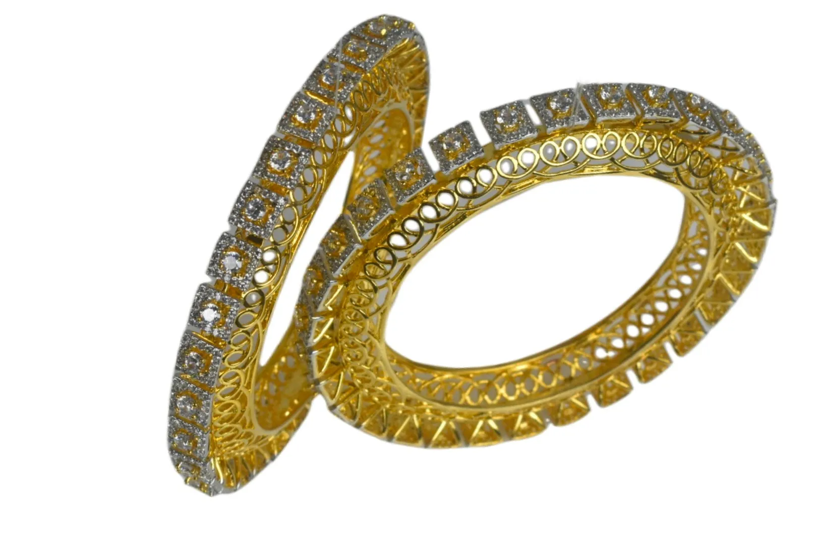 Adriti American Diamonds Bangles By Asp Fashion Jewellery