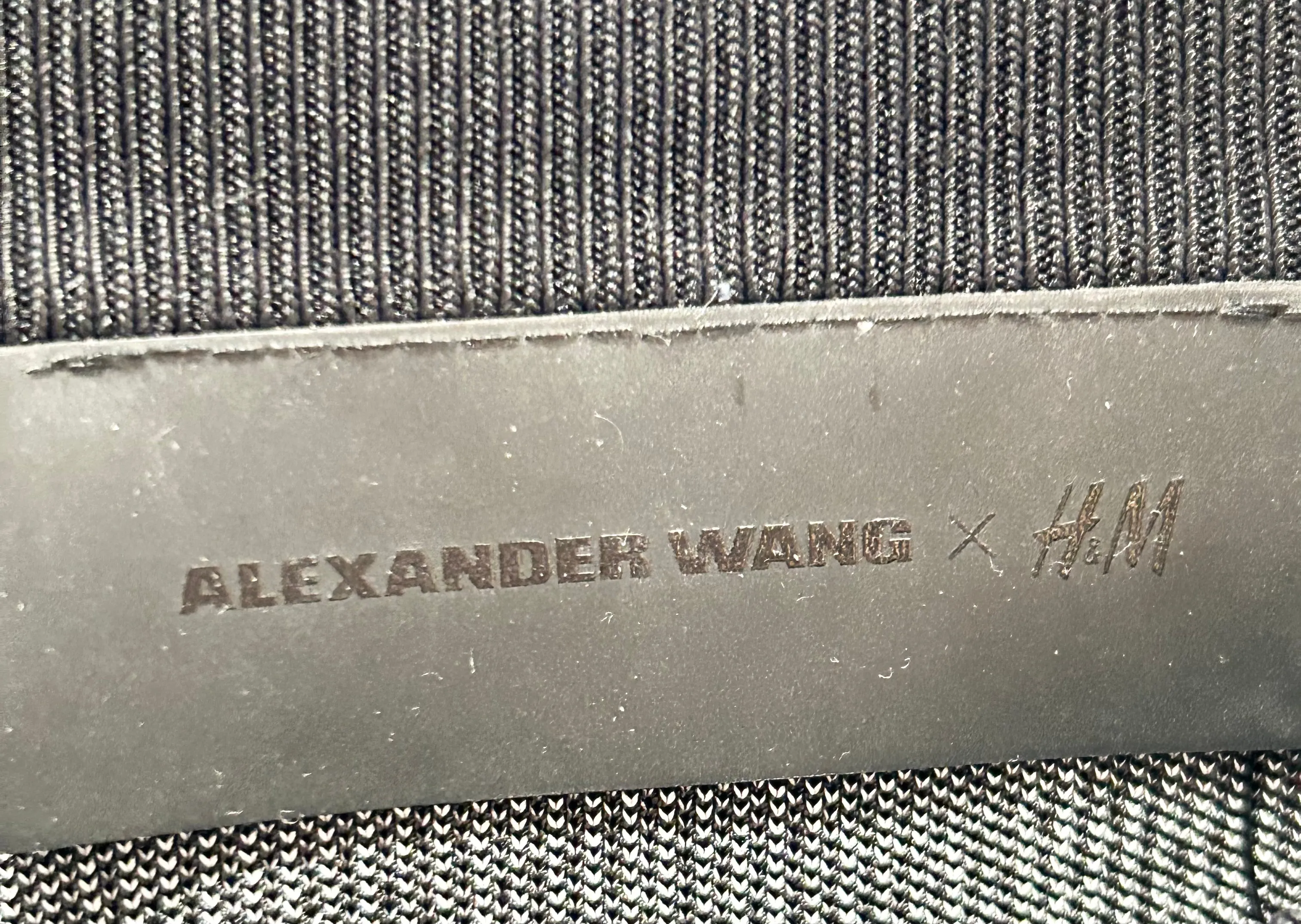 Alexander Wang/H&M/Sweater/M/Cotton/BLK/Oversize/HEAVY SWEATER