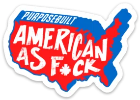 American AF Sticker 3in