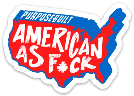 American AF Sticker 3in