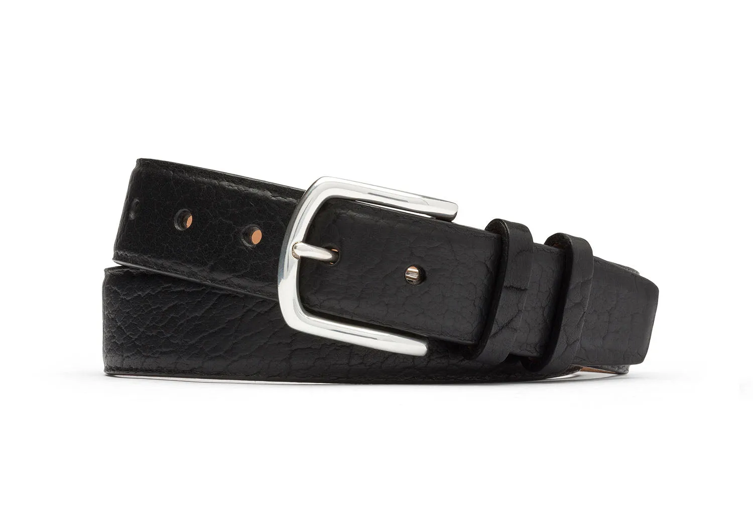 American Bison Belt with Nickel Buckle