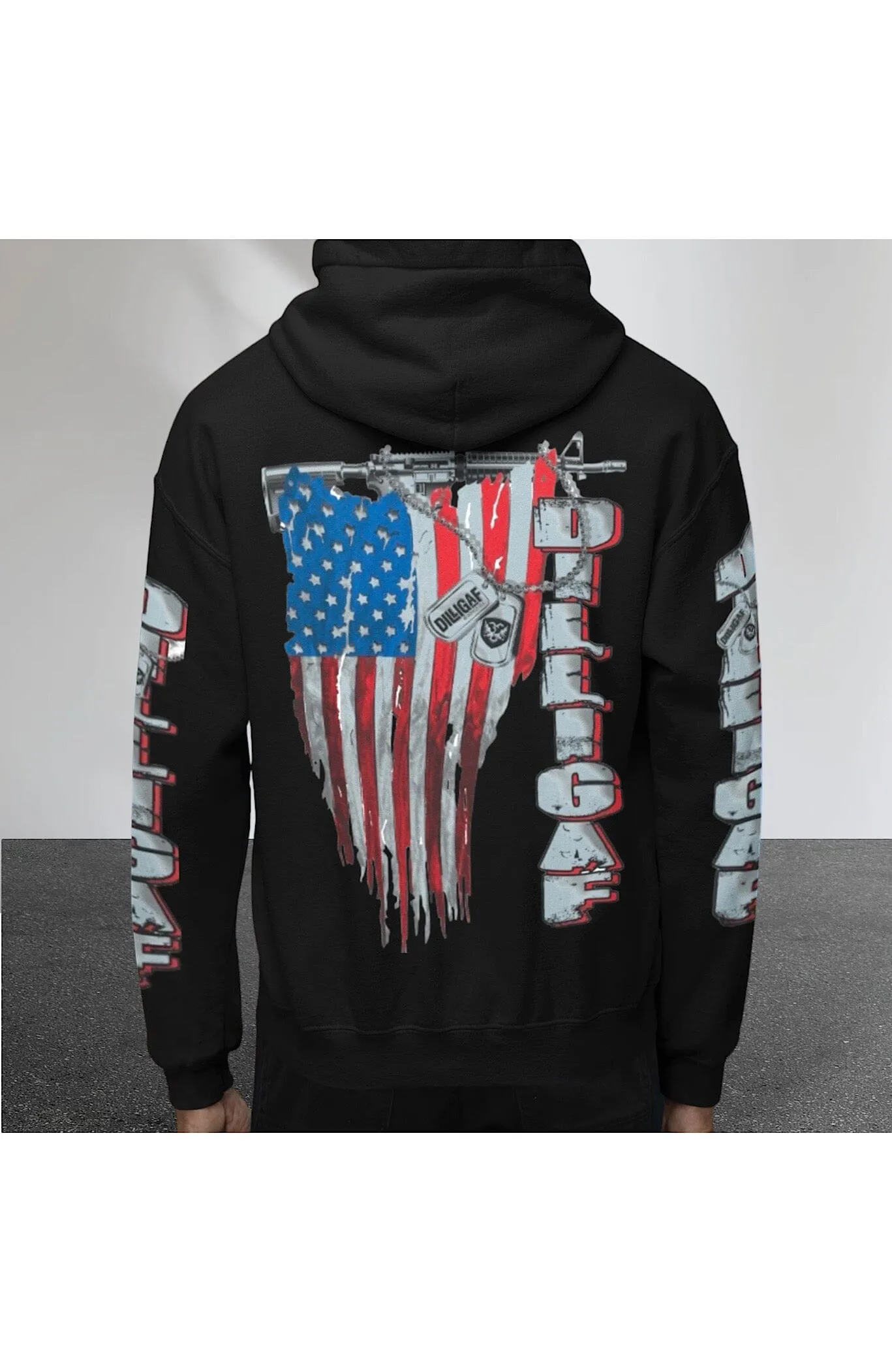 American Warfare Zip Up Hoodie