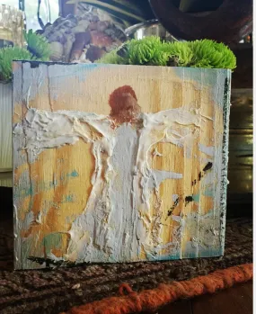 Angel on Wood