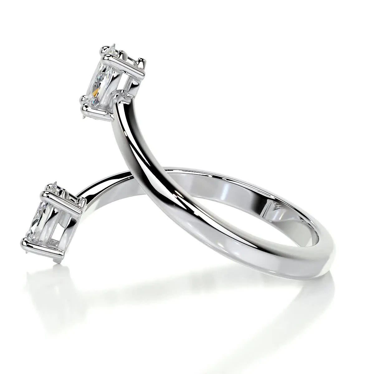 Anita Fashion Ring   (0.36 Carat) -14K White Gold