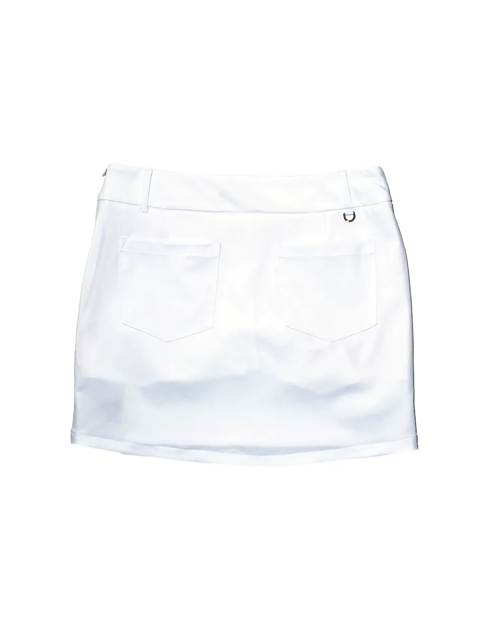 BA H Line Skirt - White