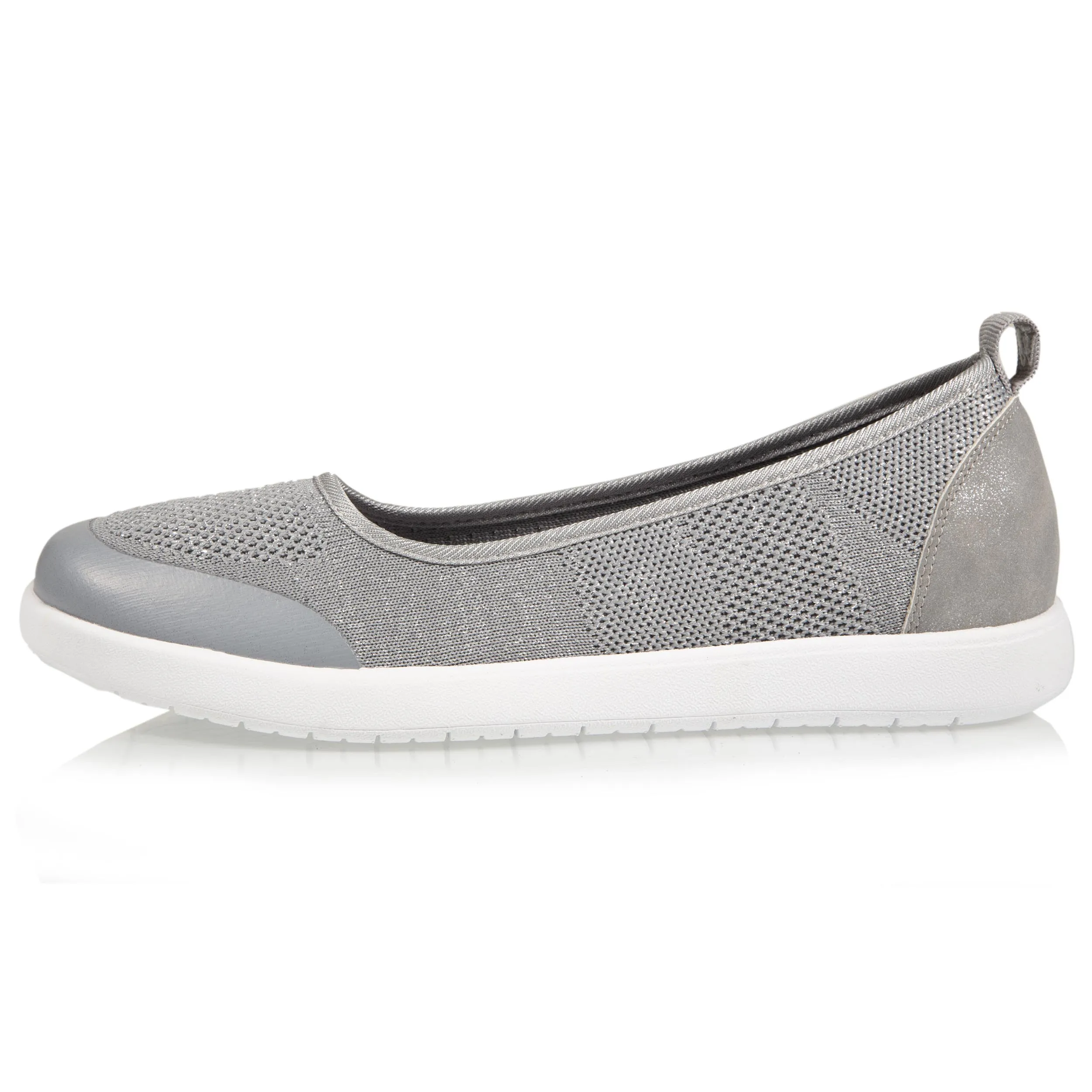 Ballerines Femme slip-on Gris