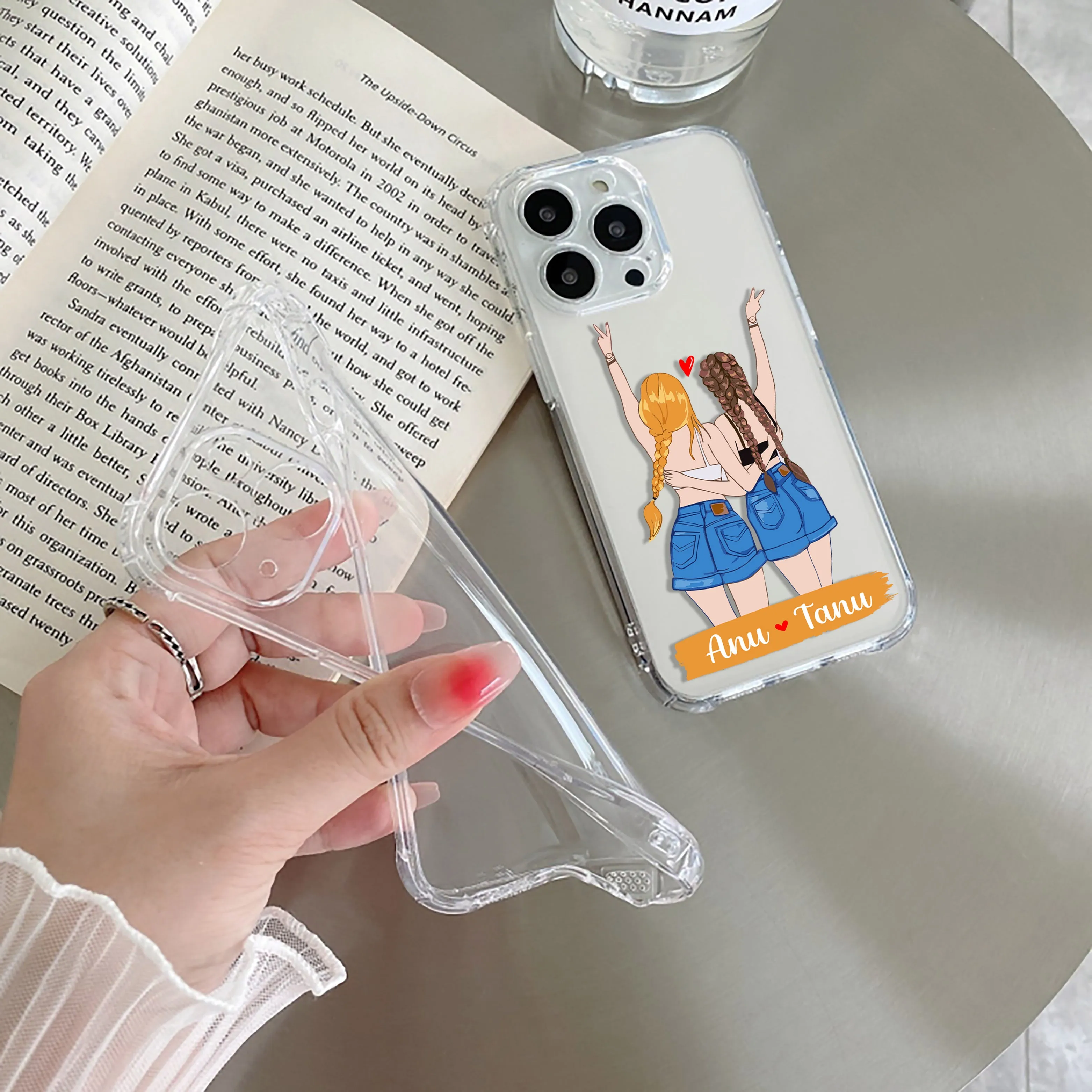 Besties Forever Customize Transparent Silicon Case For Realme/Narzo