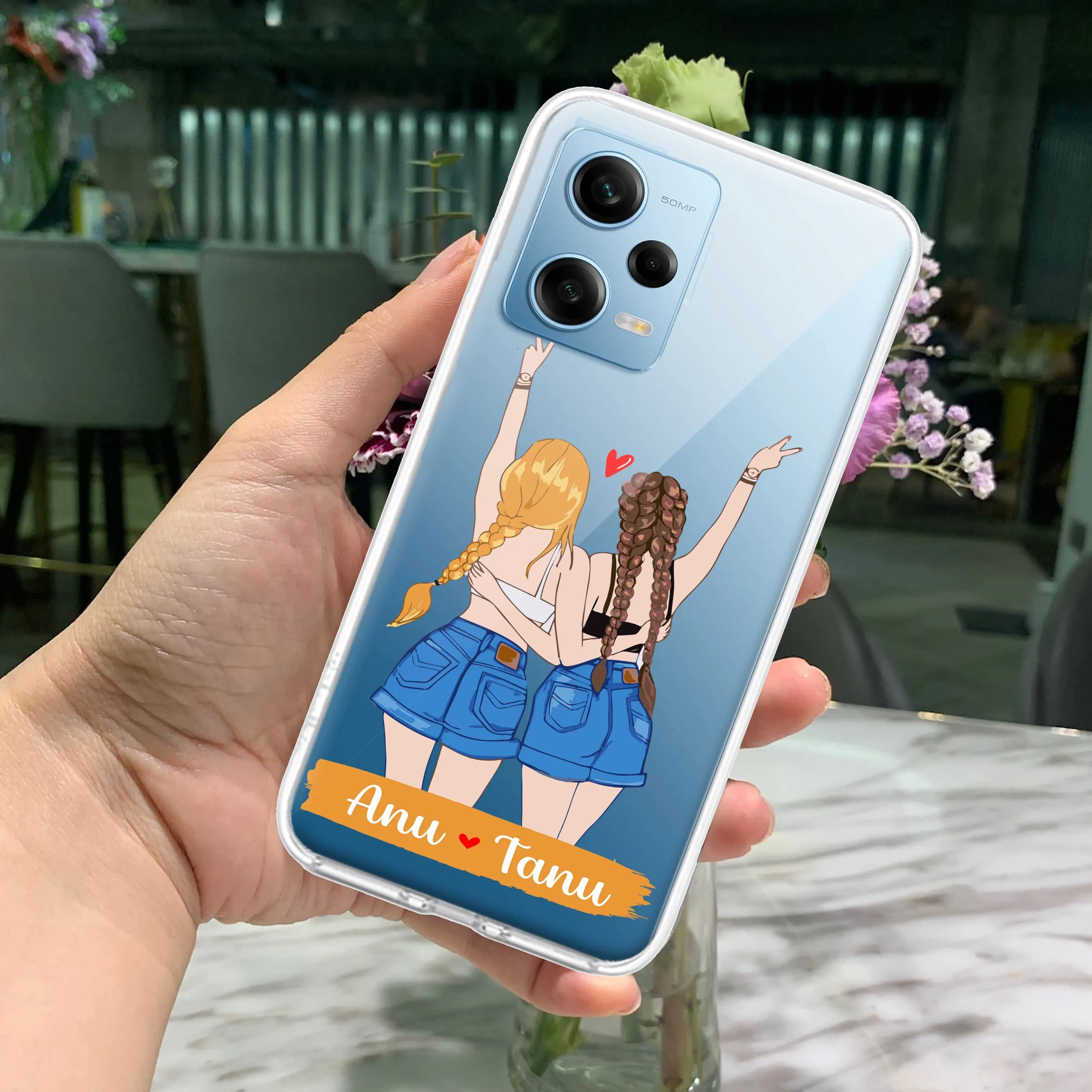 Besties Forever Customize Transparent Silicon Case For Redmi/Xiaomi