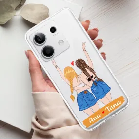 Besties Forever Customize Transparent Silicon Case For Redmi/Xiaomi