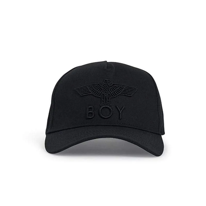 BOY EAGLE CAP - BLACK