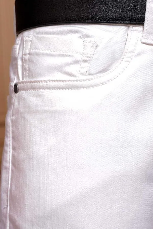 C PANT 5 POCKET WHITE