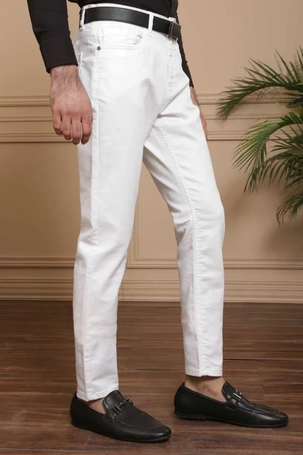 C PANT 5 POCKET WHITE