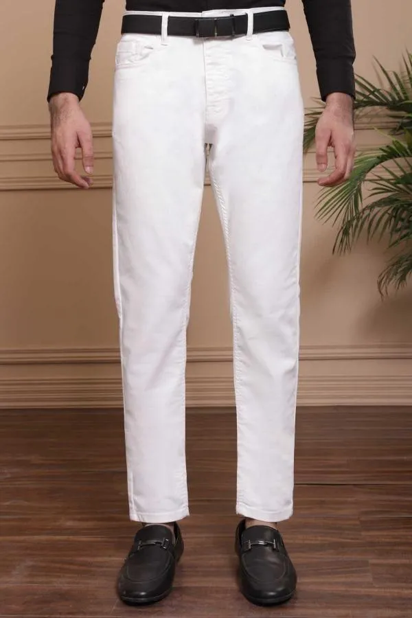 C PANT 5 POCKET WHITE