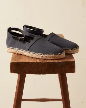 Canvas Slip-On Espadrilles - Navy