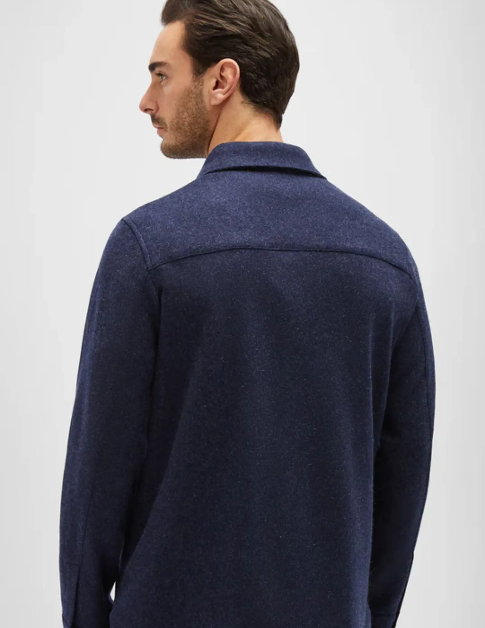 Cashmere Overshirt | Navy