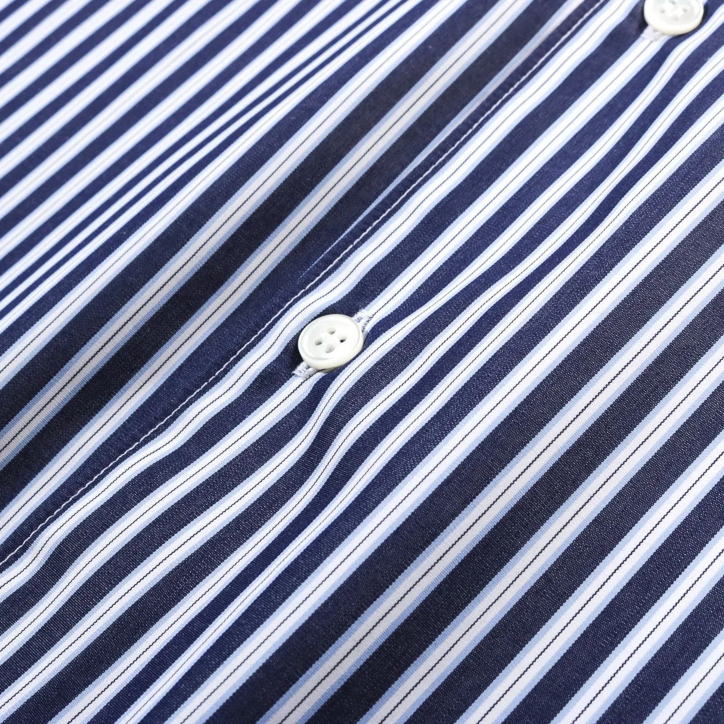 COMME DES GARCONS SHIRT FOREVER B219 WIDE CLASSIC ROUNDED COLLAR STRIPE 3