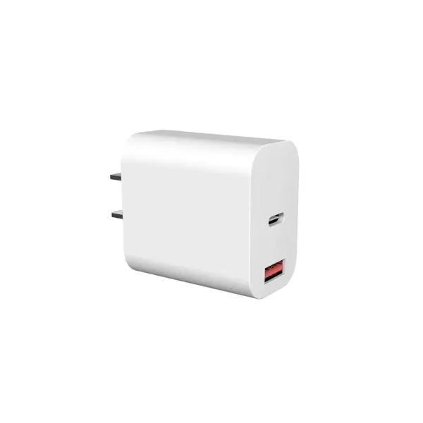 Compact USB C/A Wall Adapter - Pack of 12