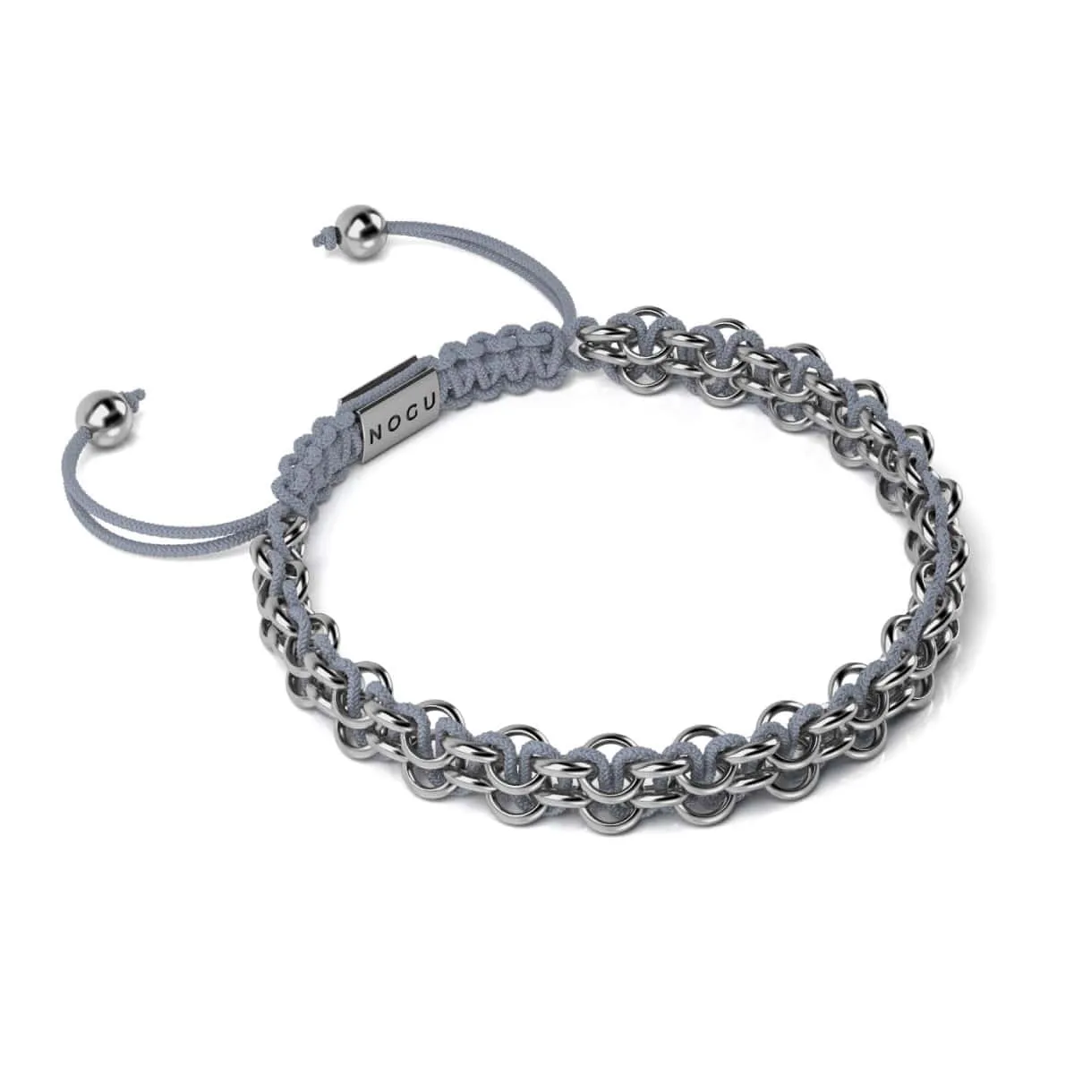 Eagle Links | Mini Kismet Bracelet | Grey x Silver