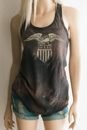 Eagle USA Acid Washed Racerback Tank Top