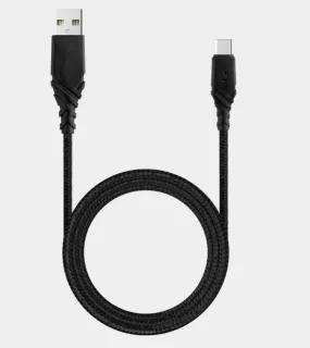 Energea DuraGlitz Cable<br>18cm USB-A to USB-C<br>USB 2.0