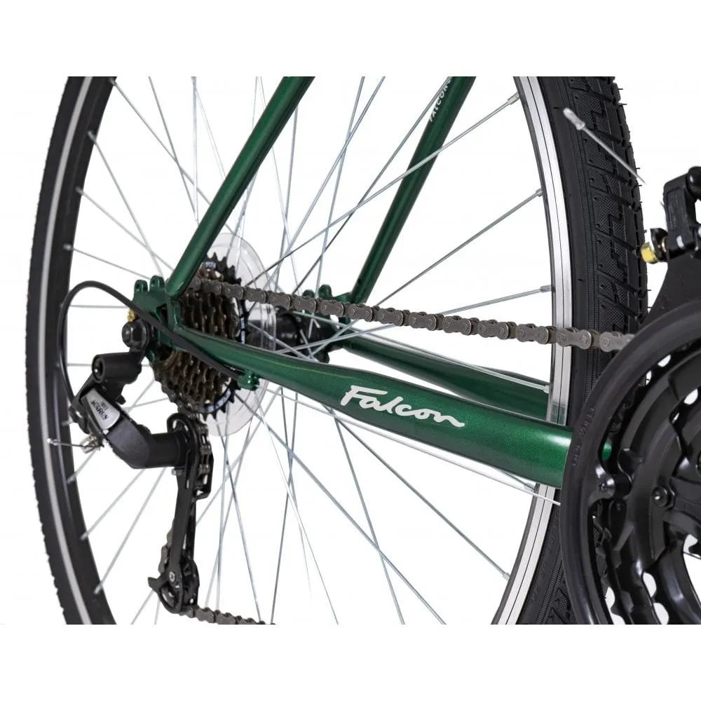 Falcon Urban 700c Men's Hybrid Bike - Emerald Green