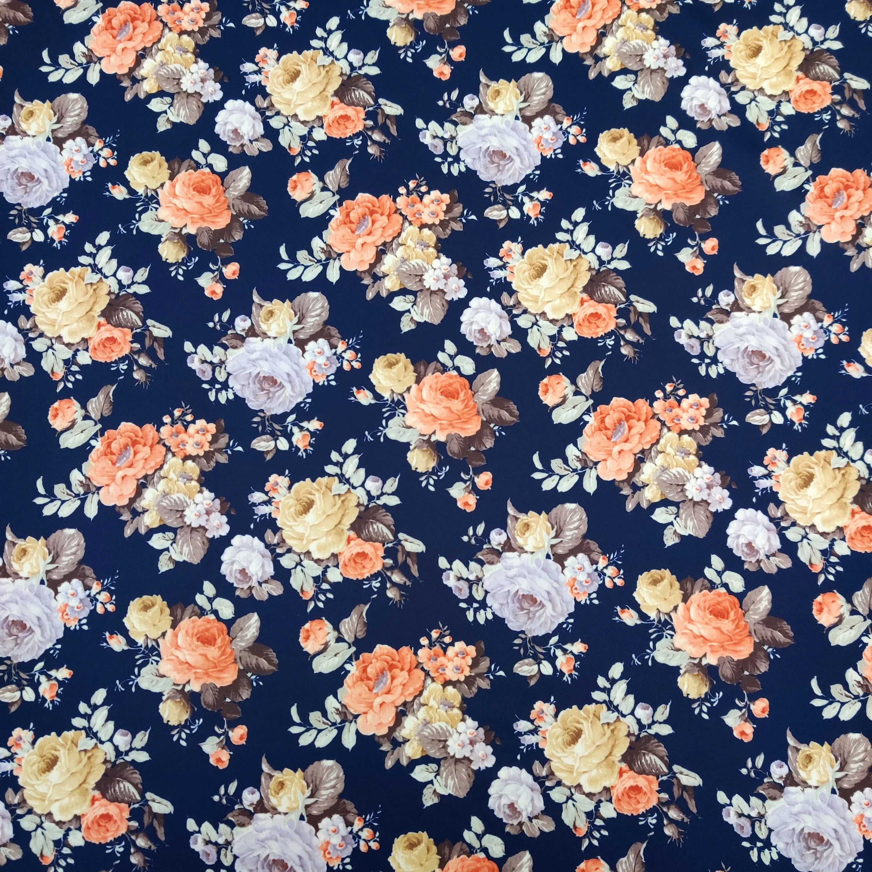 FS333_2 Navy Floral