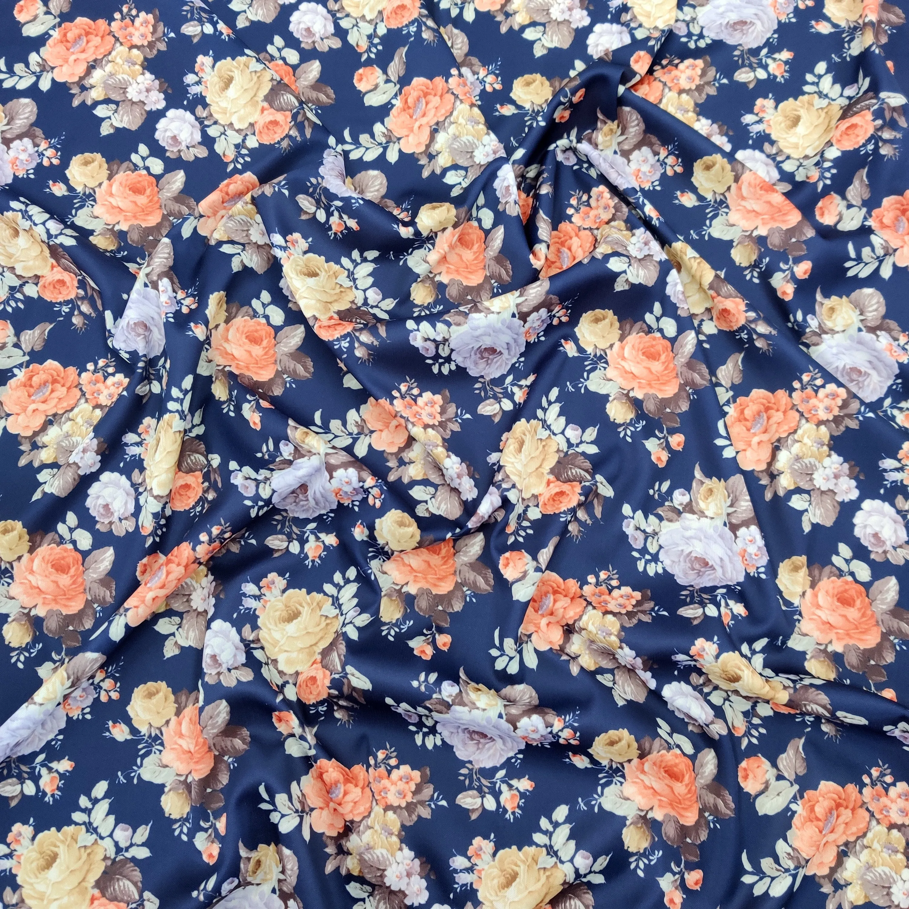 FS333_2 Navy Floral