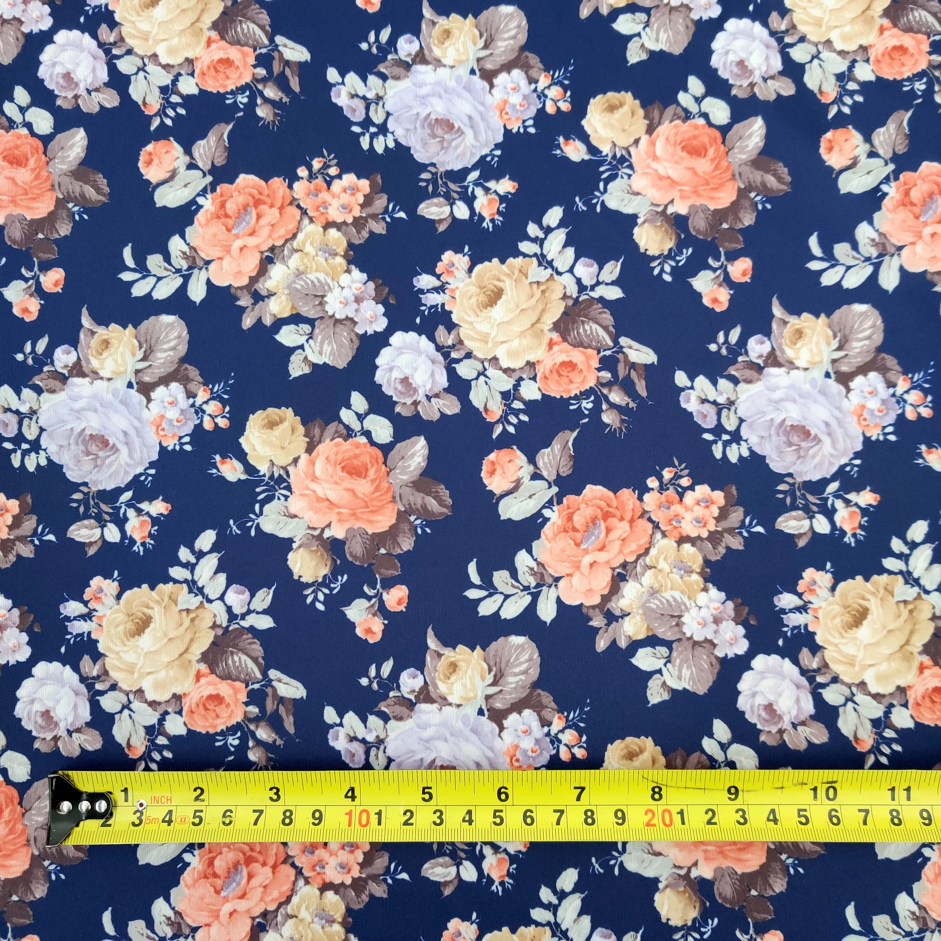 FS333_2 Navy Floral