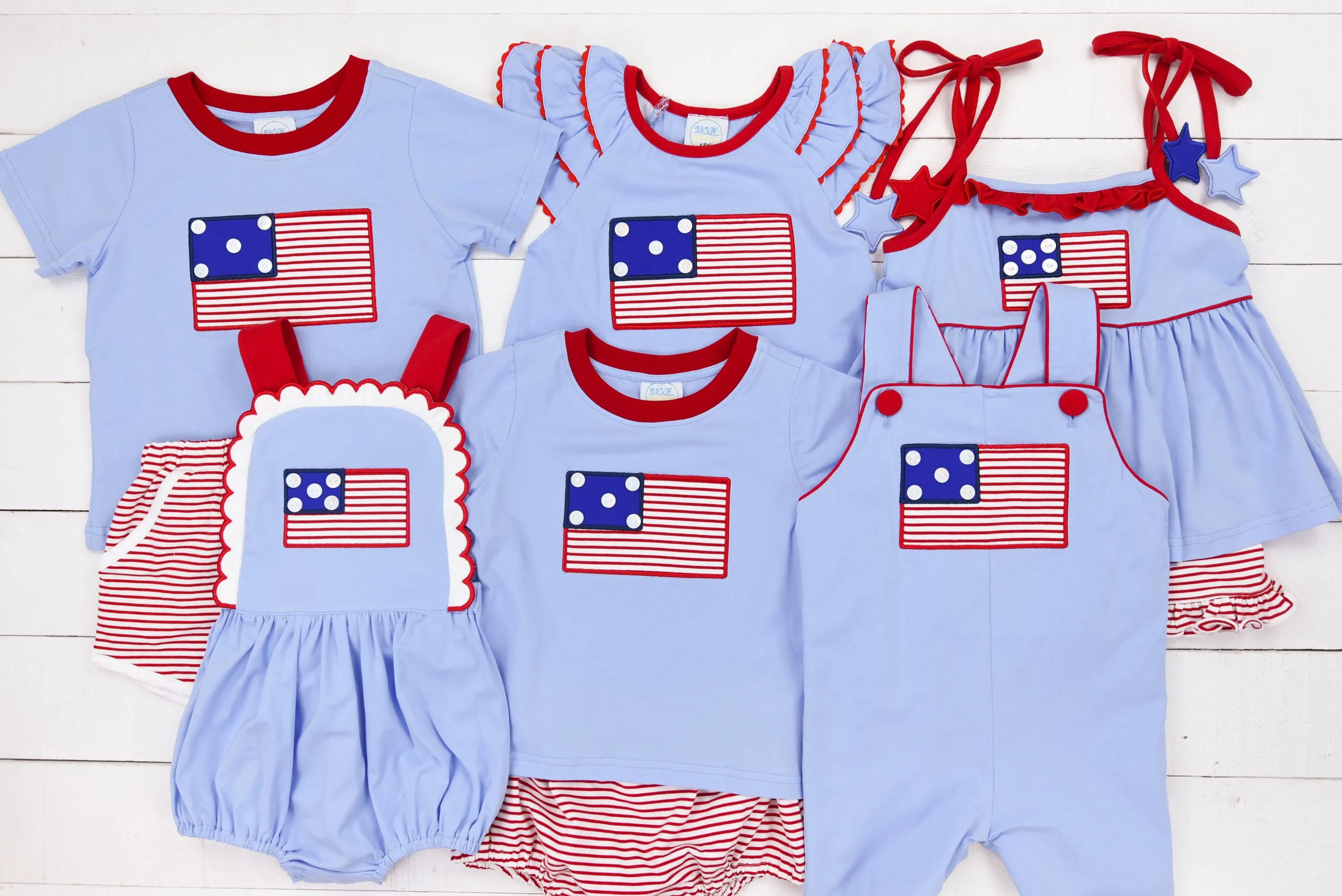 Girls All American Short Set