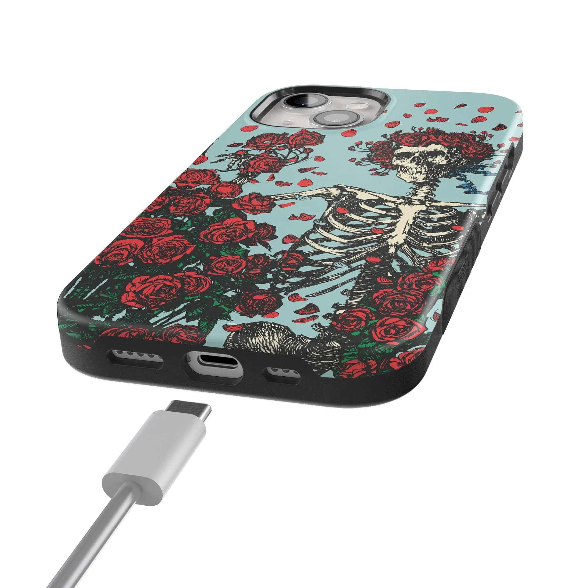 Grateful Dead | Forever Grateful | Grateful Dead Skeleton Floral Case