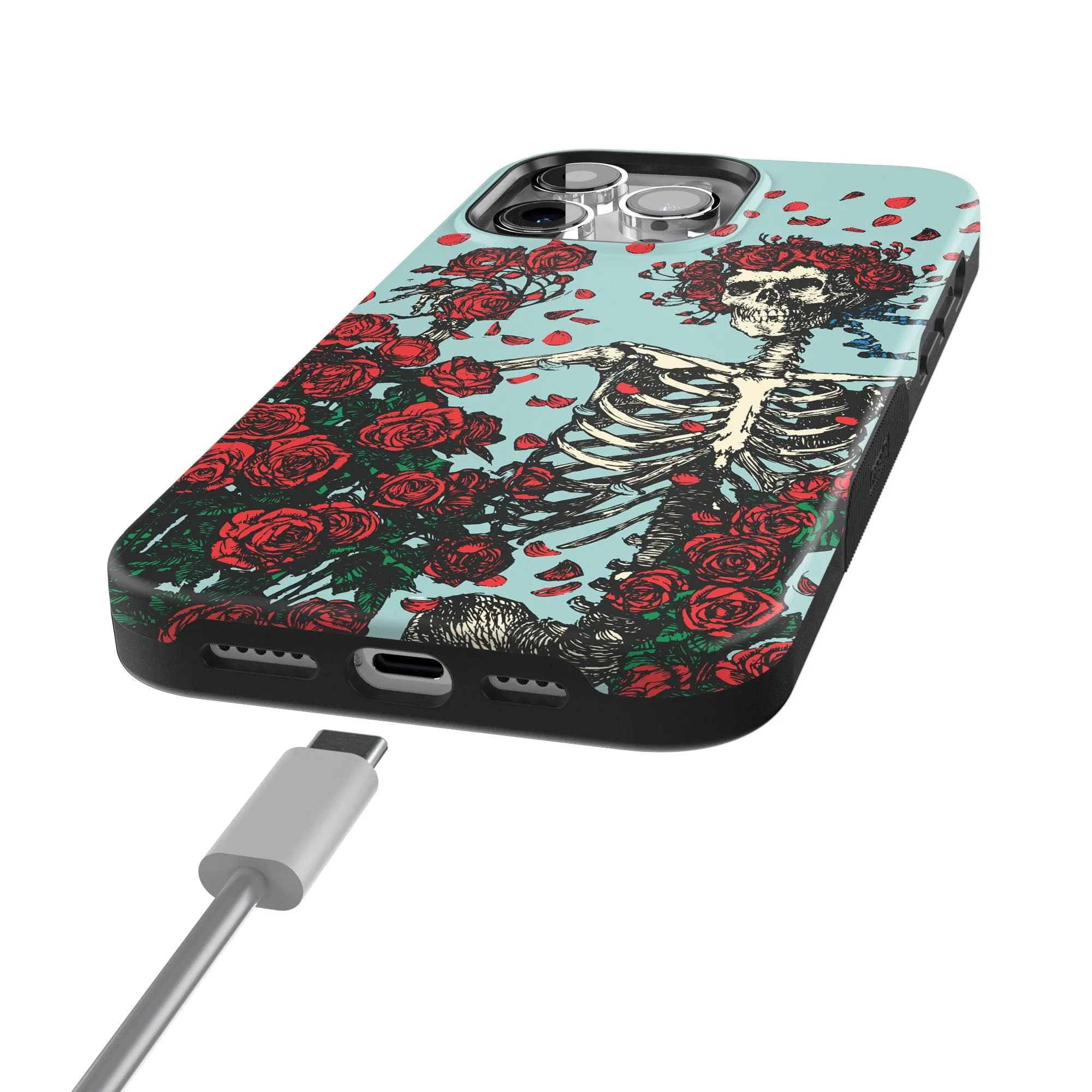 Grateful Dead | Forever Grateful | Grateful Dead Skeleton Floral Case