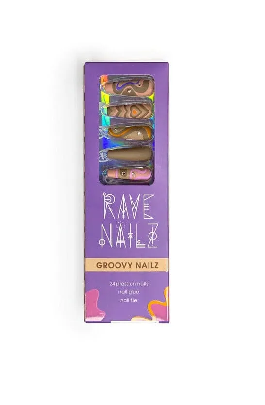 Groovy - Press On Nails