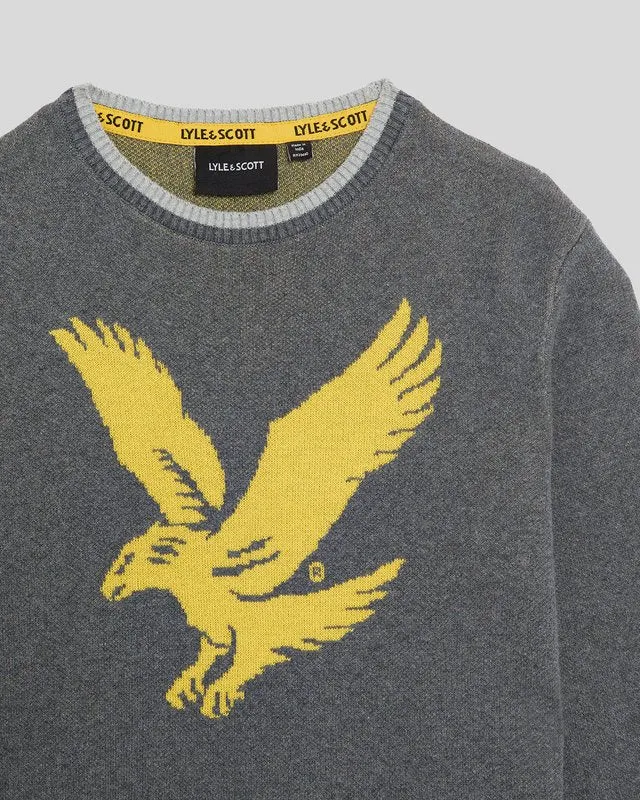 Kids Eagle Intarsia Jumper