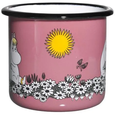 Moomin Enamel Mug 3.7 dl Together Forever Pink