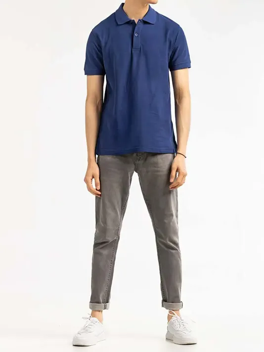 Navy Basic Polo