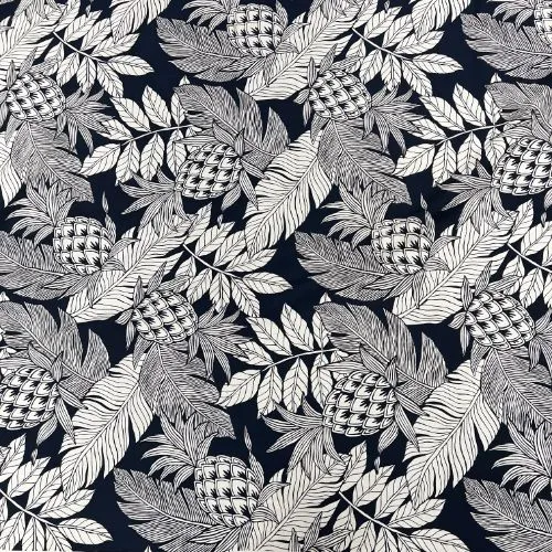 Navy Pineapple with Leaves | Navy 0223 BLU-0014C