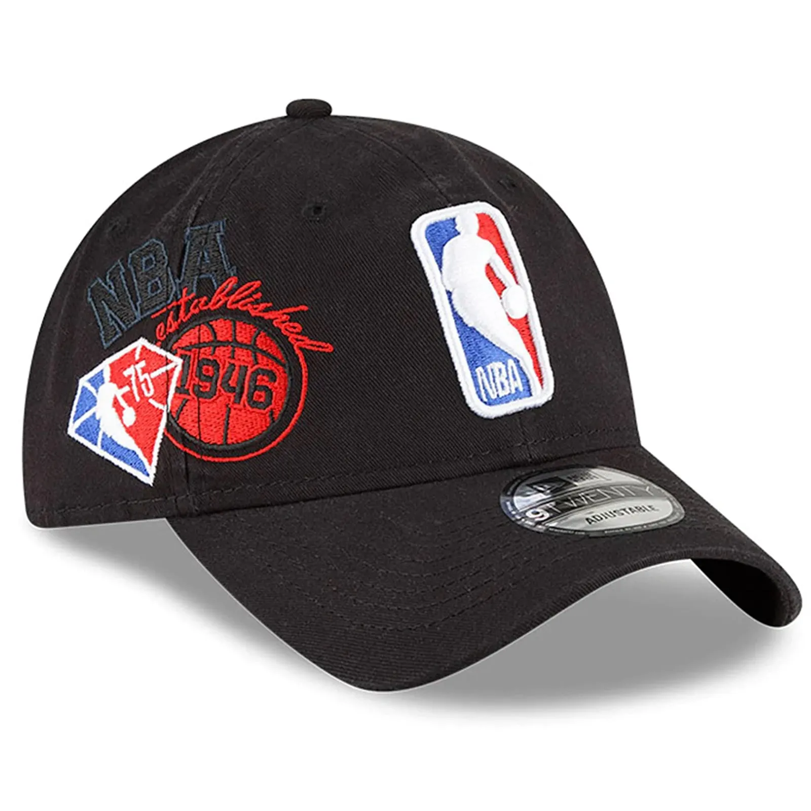 NBA LOGOMAN NEW ERA NBA 21-22 BACK HALF 9TWENTY HAT - BLACK