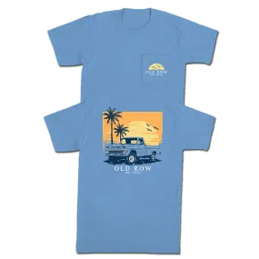 Old Row Outdoors Sunset Truck Pocket Tee