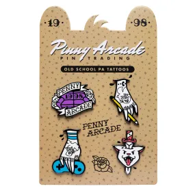 Old School PA Tattoos Pin Set