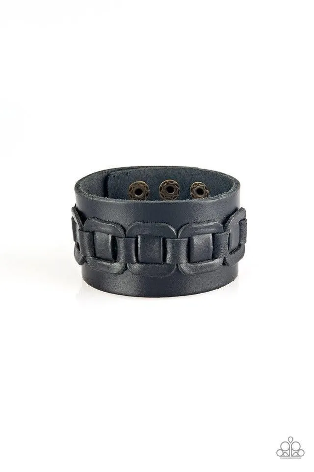 Paparazzi Accessories  - Don’t Trend On Me #B636 Display - Black Urban Bracelet