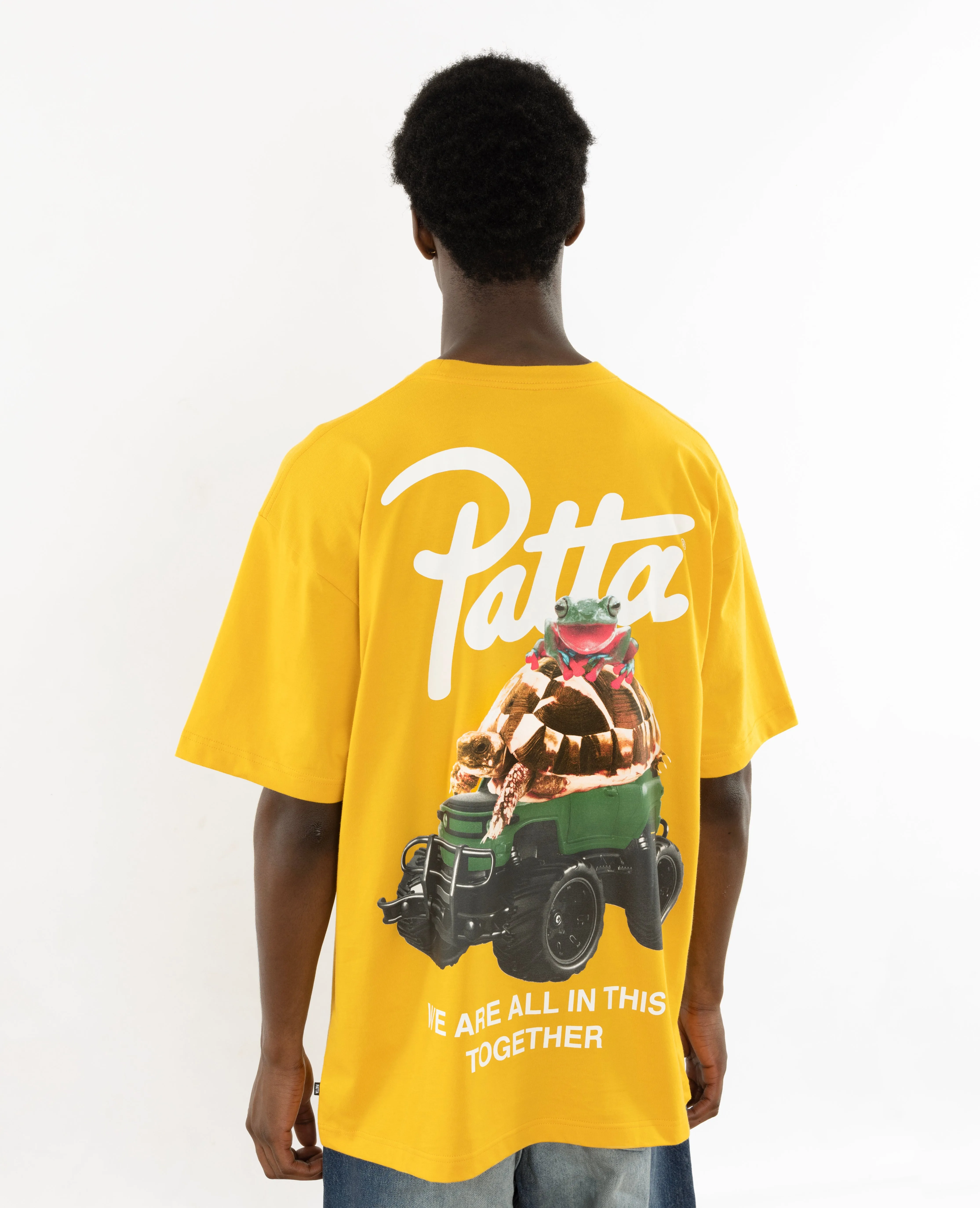 Patta Animal T-Shirt (Old Gold)