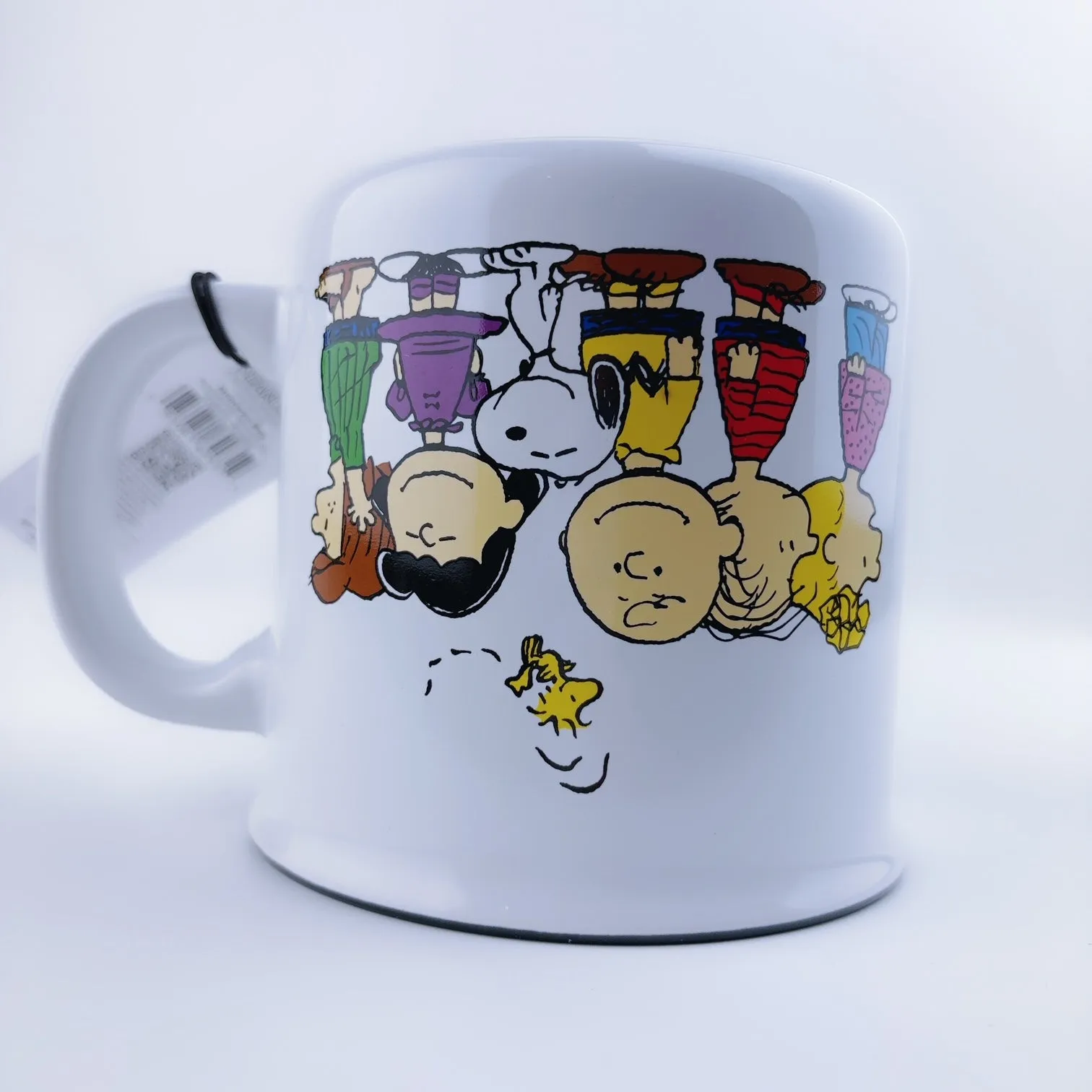 Peanuts Charlie Brown and friends Gathering All Together Stoneware Big Coffee Mug Cup 21 oz